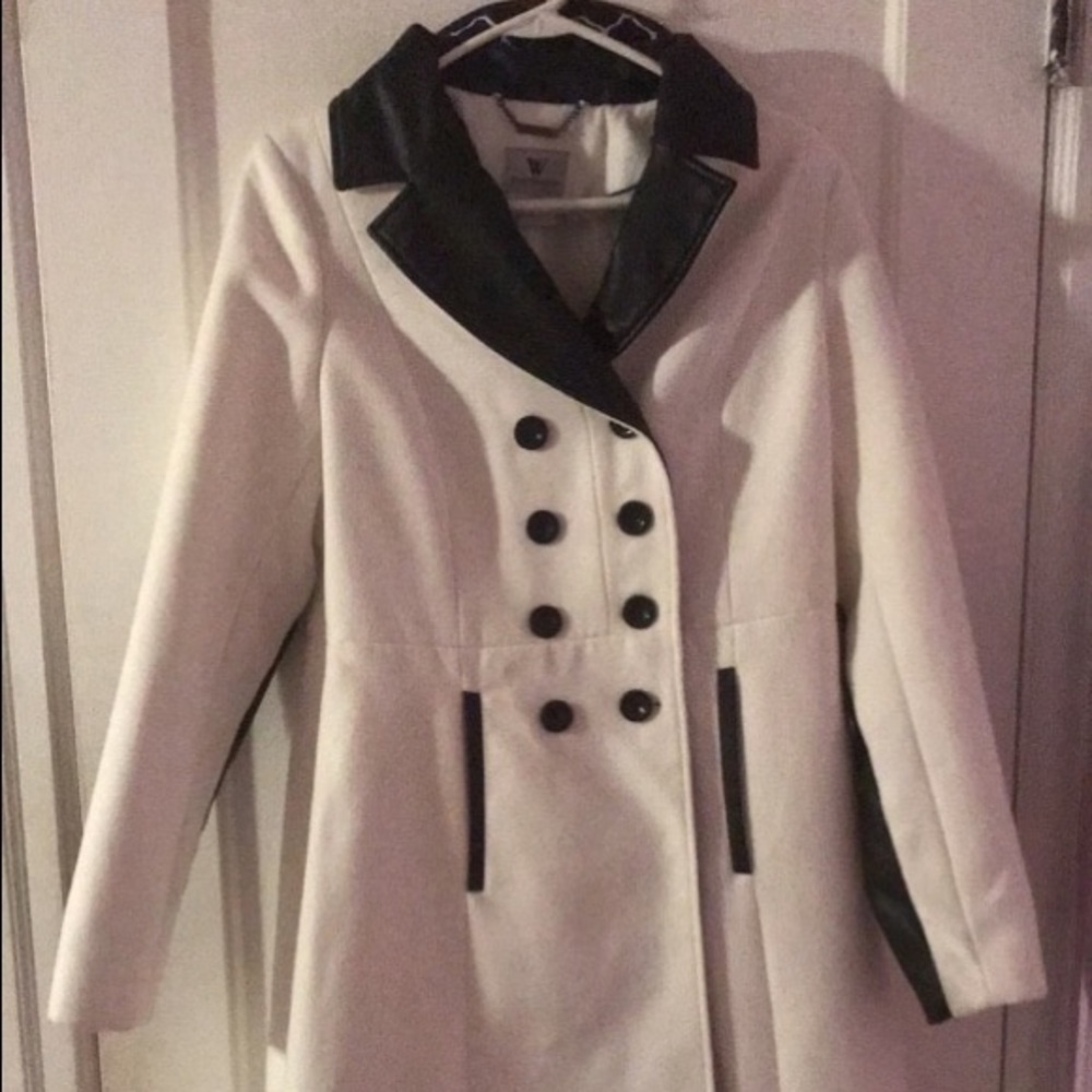 White/Black Winter Coat